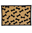 Loving Pets Fashion Dog Mat Dancing Bone Tan, Black 1ea