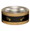 Loving Pets Black Label Wooden Ring Dog Bowl & Holder 1ea/2 qt for your Pet Dog with Pet Store X.