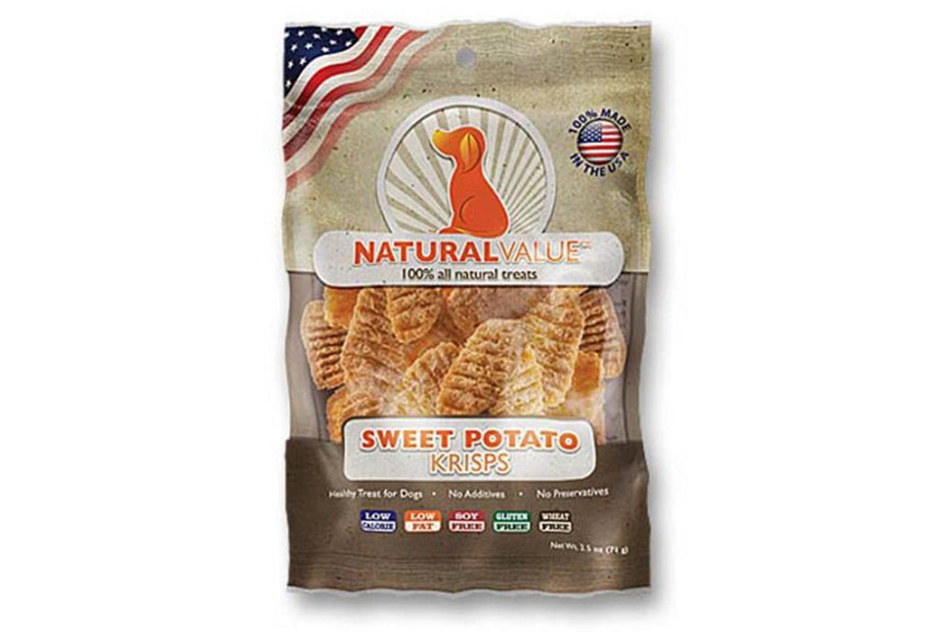 Loving Pets Natural Value Krisps Dog Treats Sweet Potato 1ea/2.5 oz