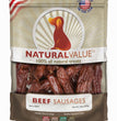 Loving Pets Natural Value Sausages Dog Treats Beef 1ea/13 oz