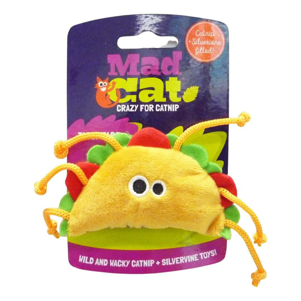 Mad Cat Tabby Taco Cat Toy 1ea/SM