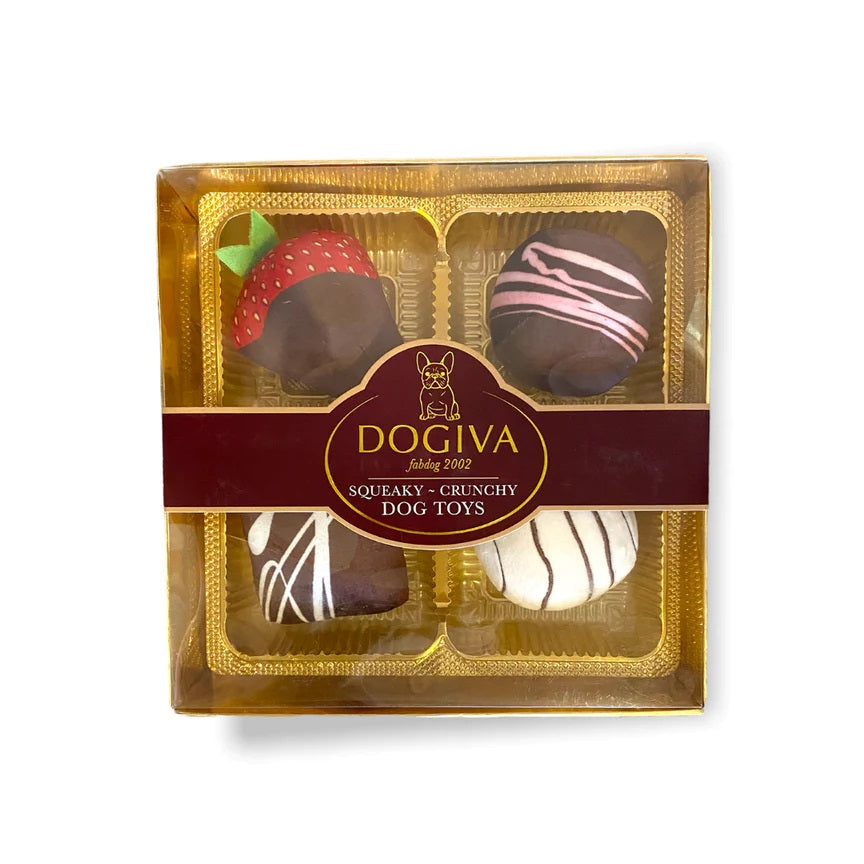 Fabdog Dogiva Chocolates 4Ct 3Pk for your Pet Dog with Pet Store X.