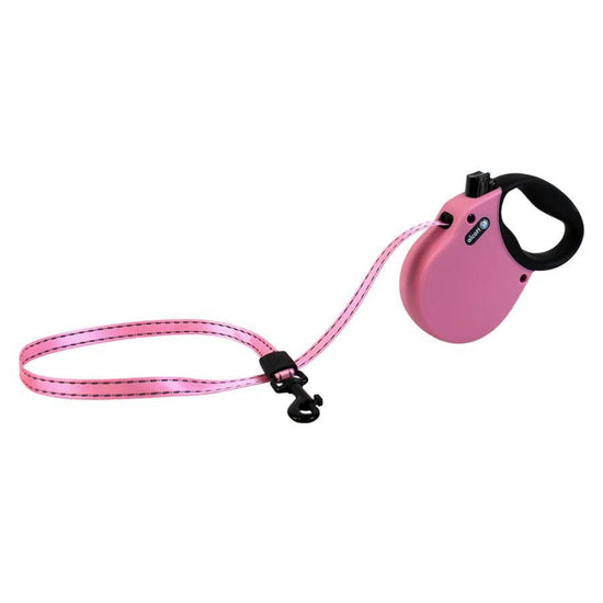 Alcott Adventure Retractable Belt Leash Pink XSmall-10Ft for your Pet Dog with Pet Store X.