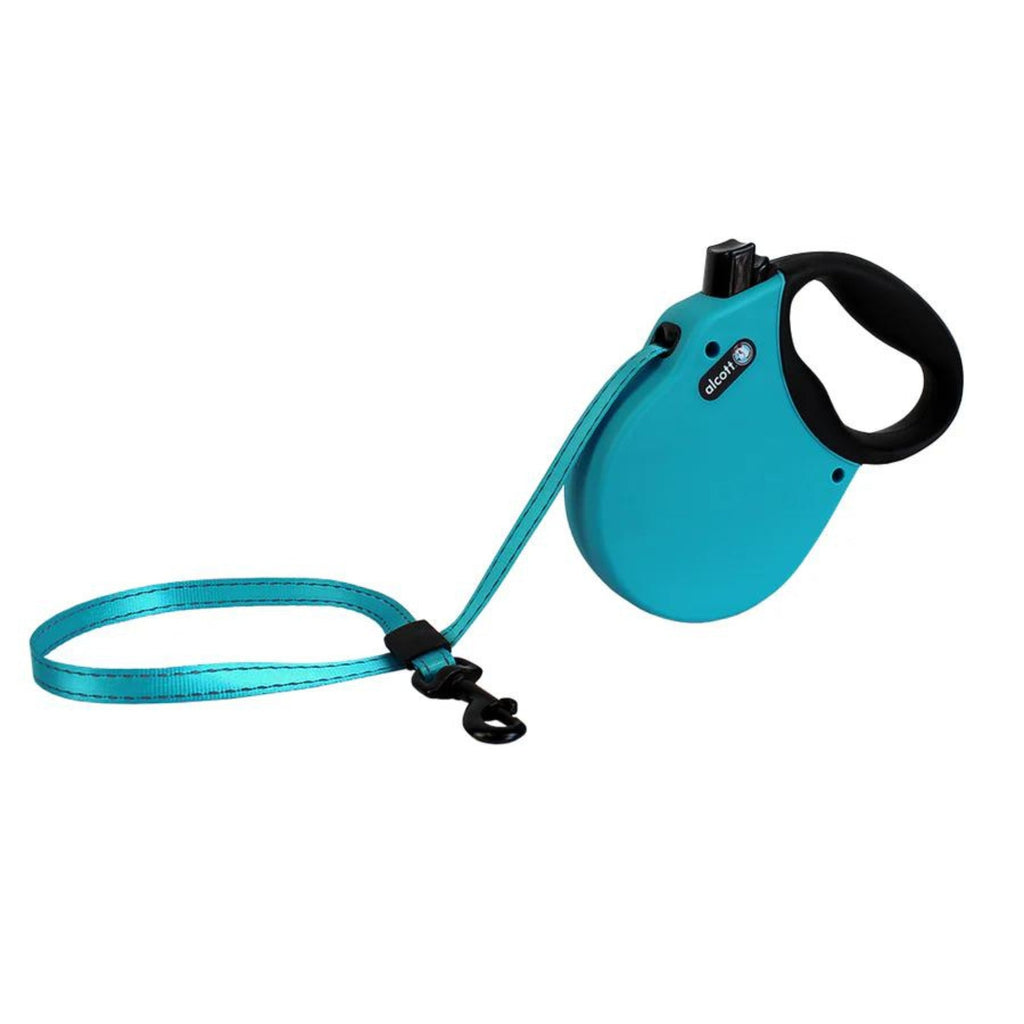 Alcott Adventure Retractable Belt Leash Blue Medium-16Ft for your Pet Dog with Pet Store X.