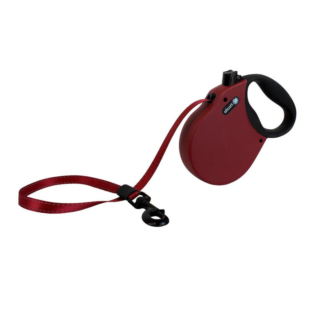 Alcott Adventure Retractable Belt Leash Red Large-16Ft for your Pet Dog with Pet Store X.