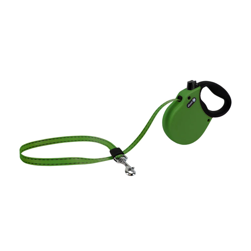 Alcott Adventure Retractable Belt Leash Green Large-16Ft for your Pet Dog with Pet Store X.