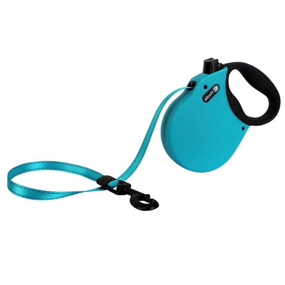 Alcott Adventure Retractable Belt Leash Blue Large-16Ft