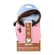 Alcott Adventure Retractable Belt Leash Pink Large-16Ft