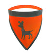 Visibility Dog Bandana Neon Orange Large for your Pet Dog with Pet Store X.