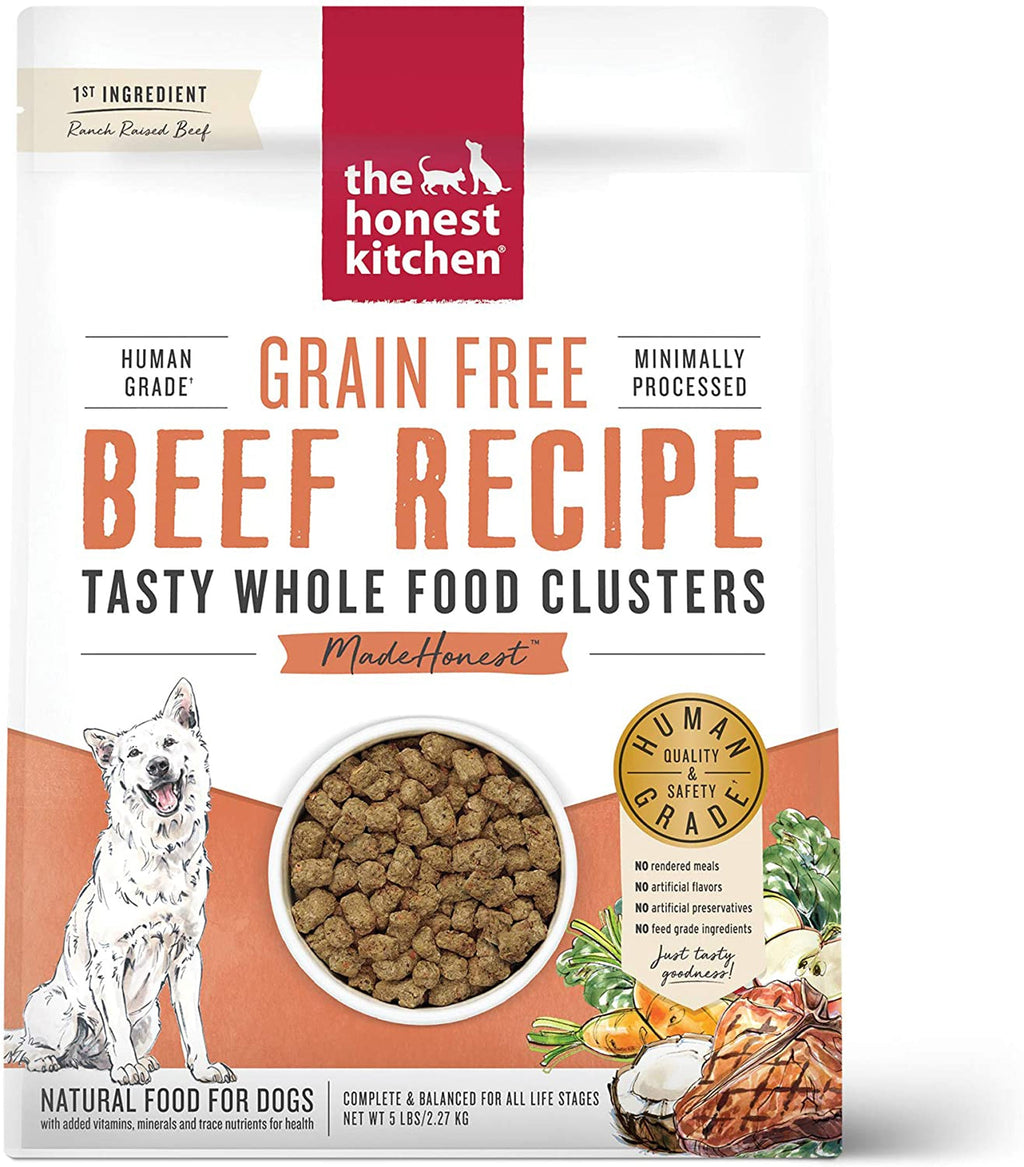 The Honest Kitchen Dog Clusters Grain Free Beef 1 Lbs. Trial