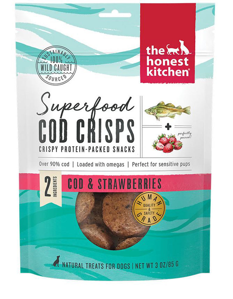 Honest Kitchen Dog Superfood Grain Free Cod Strawberry 3oz.