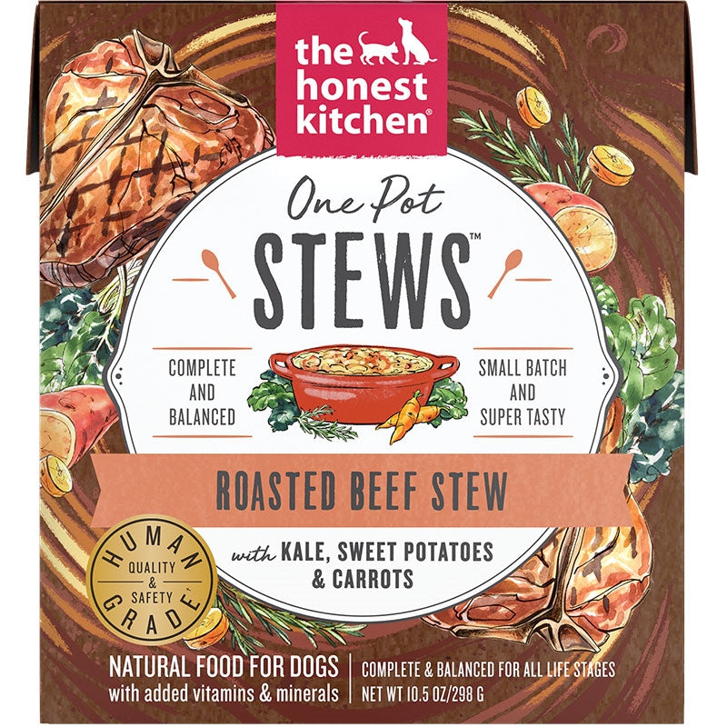 Honest Kitchen Dog One Pot Stew Roasted Beef With Kale; Sweet Potato And Carrots 105oz (Case of 6) for your Pet Dog with Pet Store X!