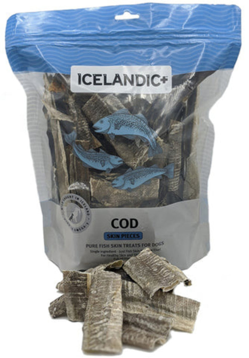 Icelandic  - Skin Pieces - Cod 8oz for your Pet Dog with Pet Store X!