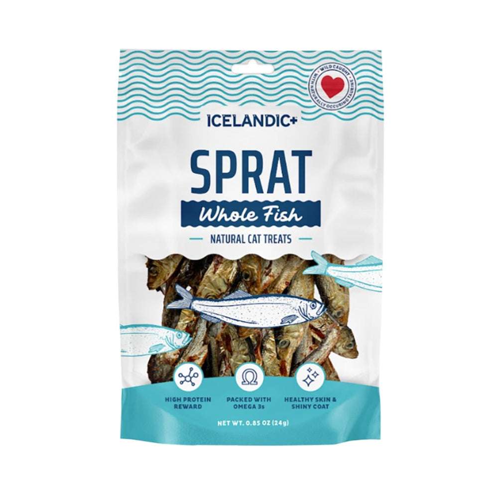 Icelandic Cat Sprats Whole Fish For Cats 85oz for your Pet Cat.