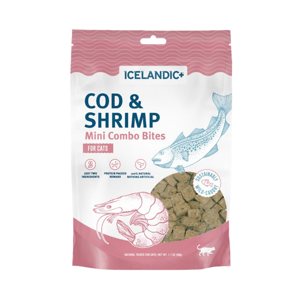 Icelandic Cat Mini COD & Shrimp Combo Bites 17oz for your Pet Cat with Pet Store X!