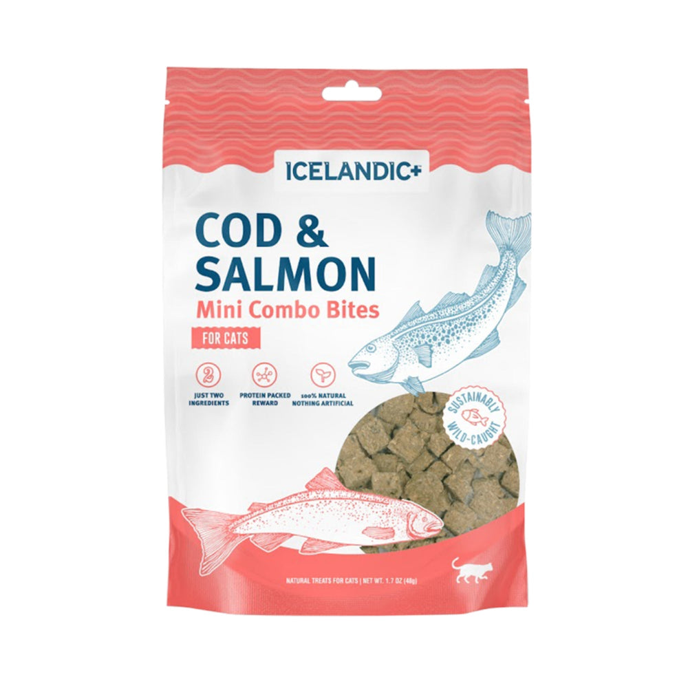 Icelandic Cat Mini Cod & Salmon Combo Bites 1.7oz.