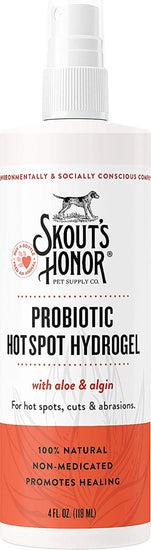 Skouts Honor Dog Probiotic Hotspot Hydrogel 4oz for your Pet Dog with Pet Store X.