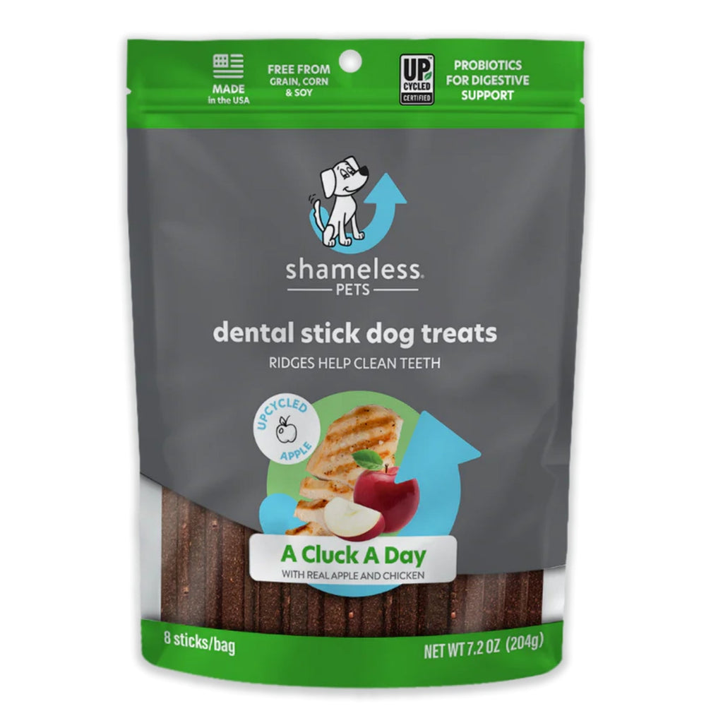 Shameless Dog Dental Sticks Chicken/Apples 7.2oz.