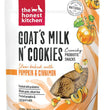 The Honest Kitchen Dog Goats Milk N Cookies Pumpkin And Cinnamon 8oz.