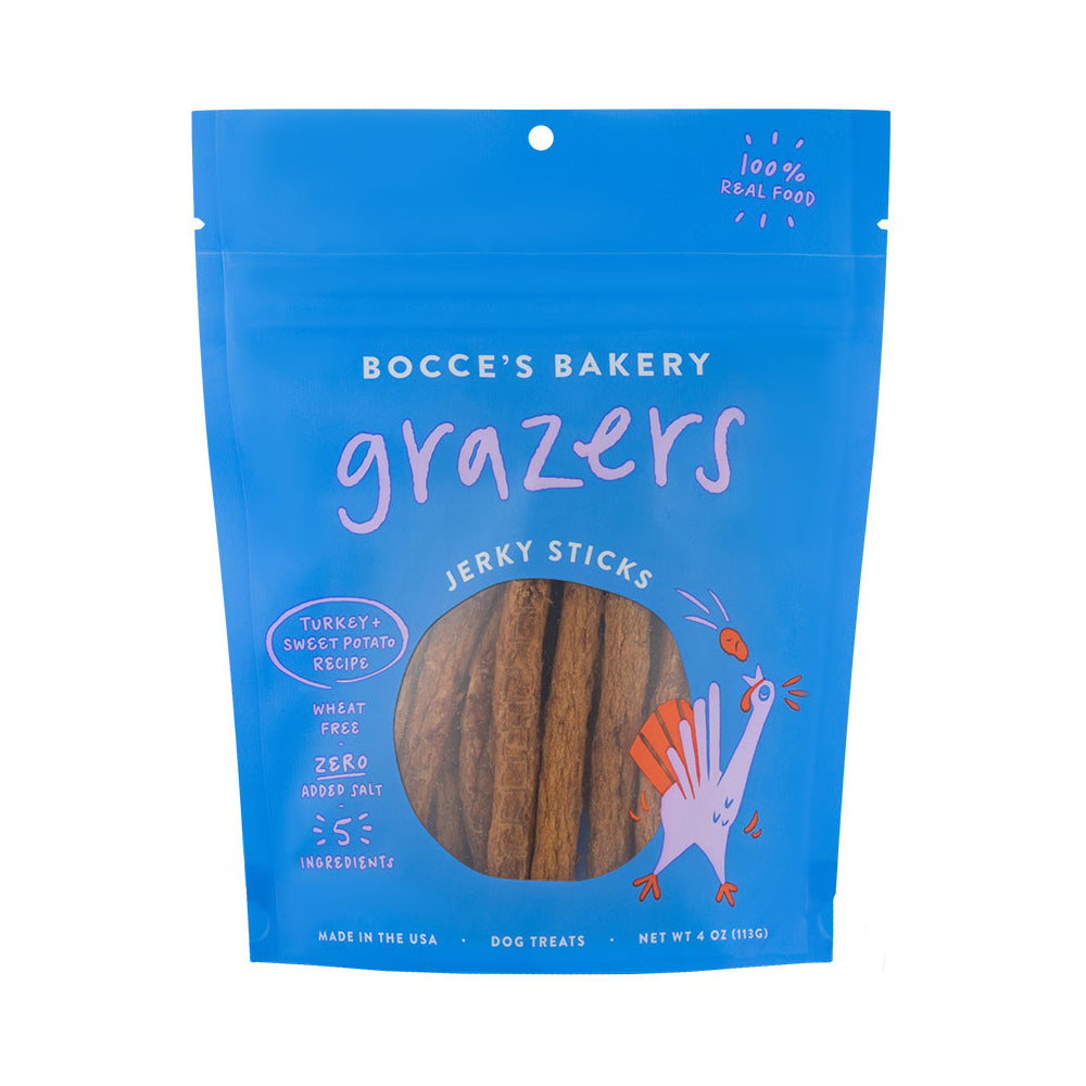 Bocces Dog Grazers Tky 4 oz.