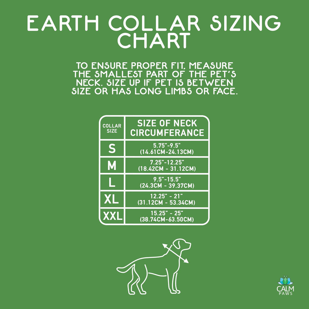 Calm Paws Earth Collar For Dog Recovery Small 5.75-9.5in.