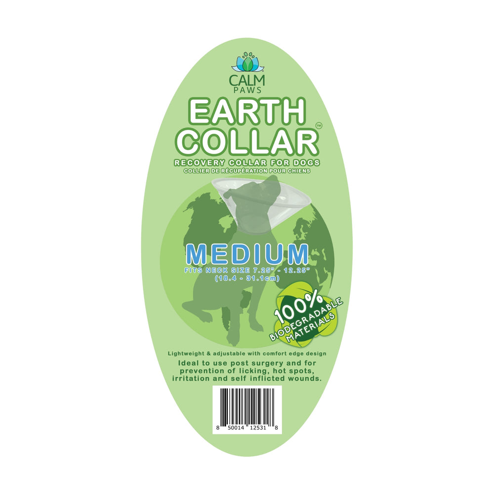 Calm Paws Earth Collar For Dog Recovery Medium 725-1225in for your Pet Dog with Pet Store X.