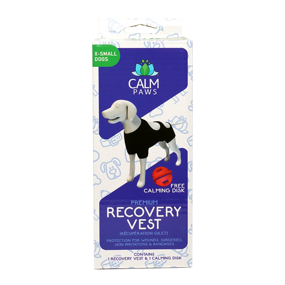 Calm Paws Calming Recovery Vest XSmall for your Pet Dog with Pet Store X.