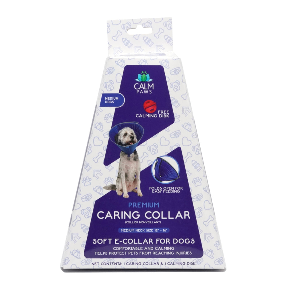 Calm Paws Caring Collar w/ Calming Disk For Dogs Medium for your Pet Dog with Pet Store X.