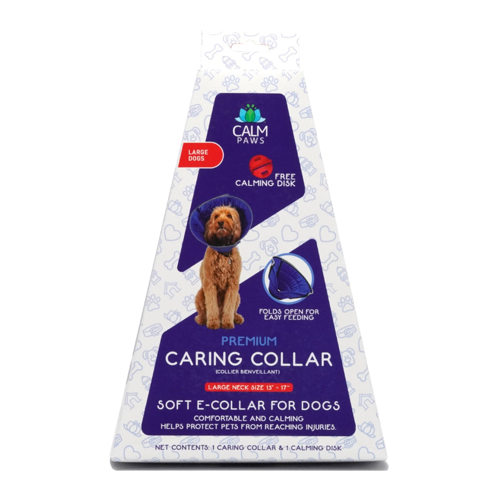 Calm Paws Caring Collar w/ Calming Disk For Dogs Large for your Pet Dog with Pet Store X.