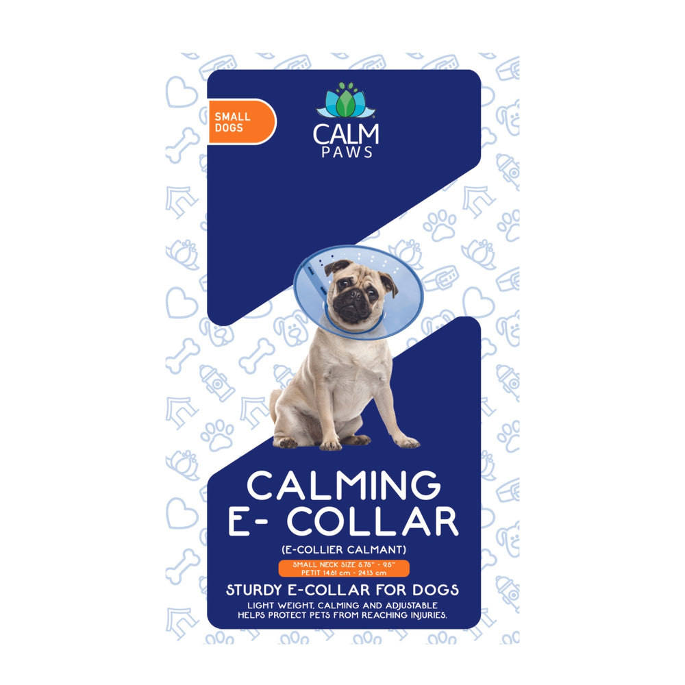 Calm Paws E-Collar Blue Small 5.75-9.5in.