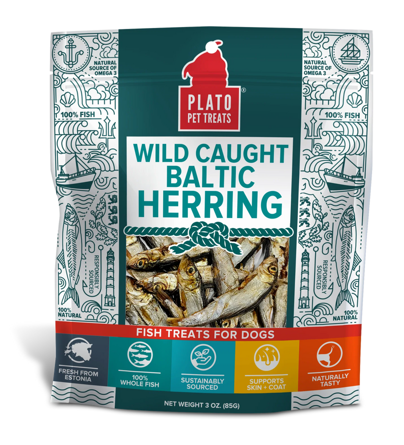 Plato Dog Baltic Herring 3 oz for your Pet Dog with Pet Store X!