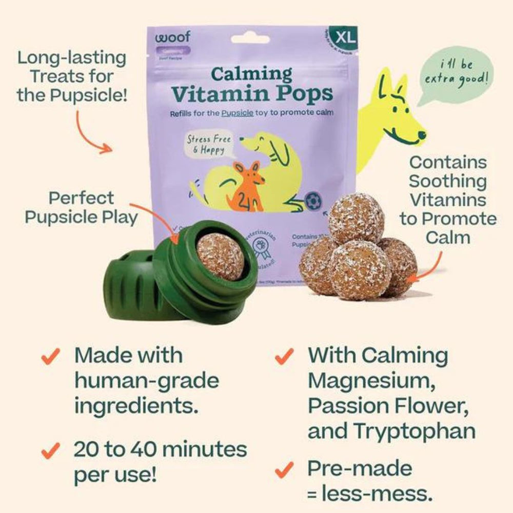 Woof Dog Wellness Pops Calming Xlarge 12Oz