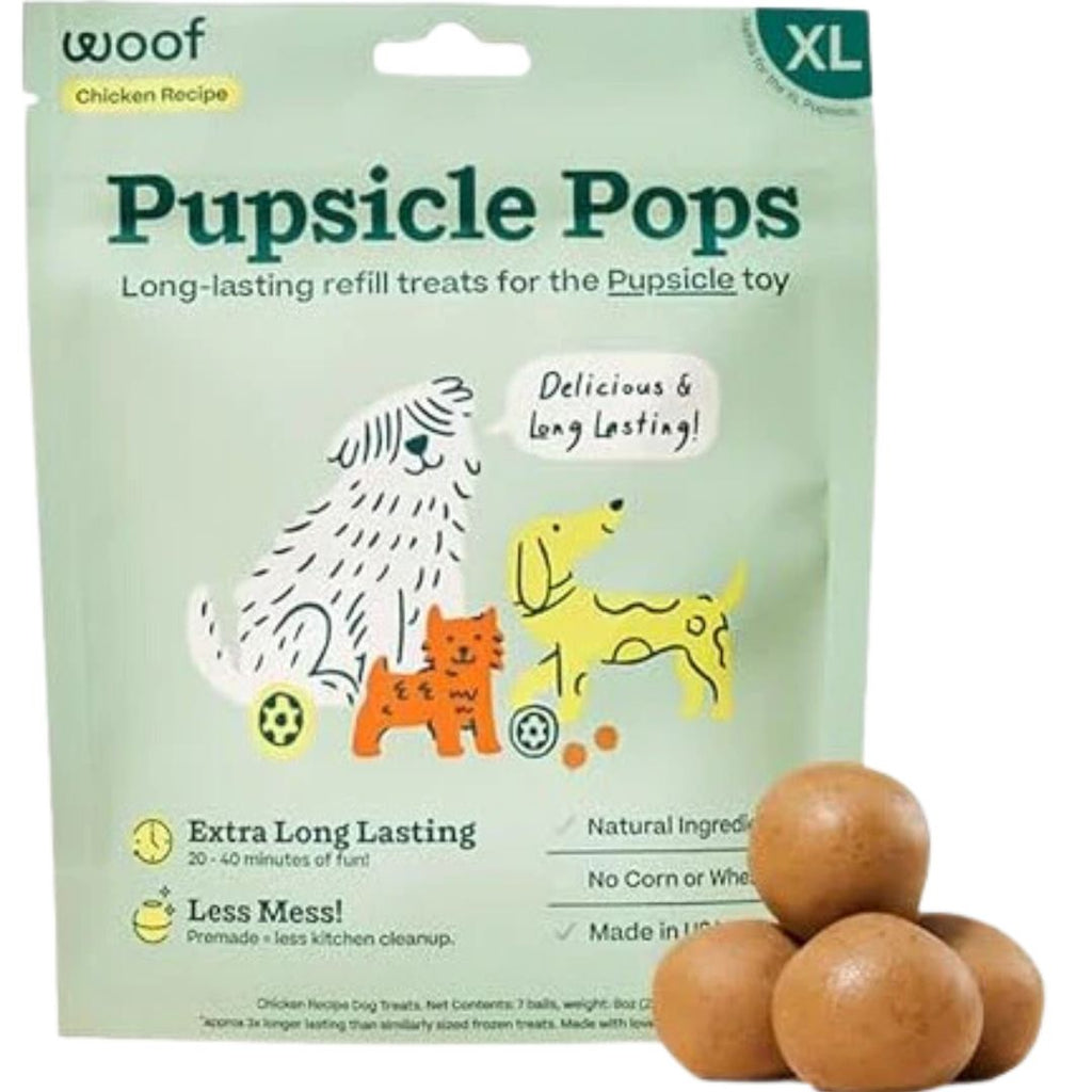 Woof Dog Chicken Peanut Butter Pops Xlarge 12Oz for your Pet Dog with Pet Store X!