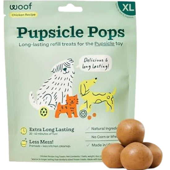 Woof Dog Chicken Peanut Butter Pops Xlarge 12Oz for your Pet Dog with Pet Store X!