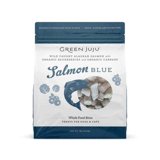 Green Juju Dog Freeze Dried Topper Salmon Blue 18oz for your Pet Dog with Pet Store X!