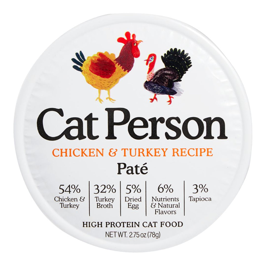 Cat Person Cat Pate Chicken & Turkey 2.75Oz 24 Pack