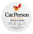 Cat Person Cat Bowl Booster Shreds In Broth Chicken 2.75Oz 24 Pack