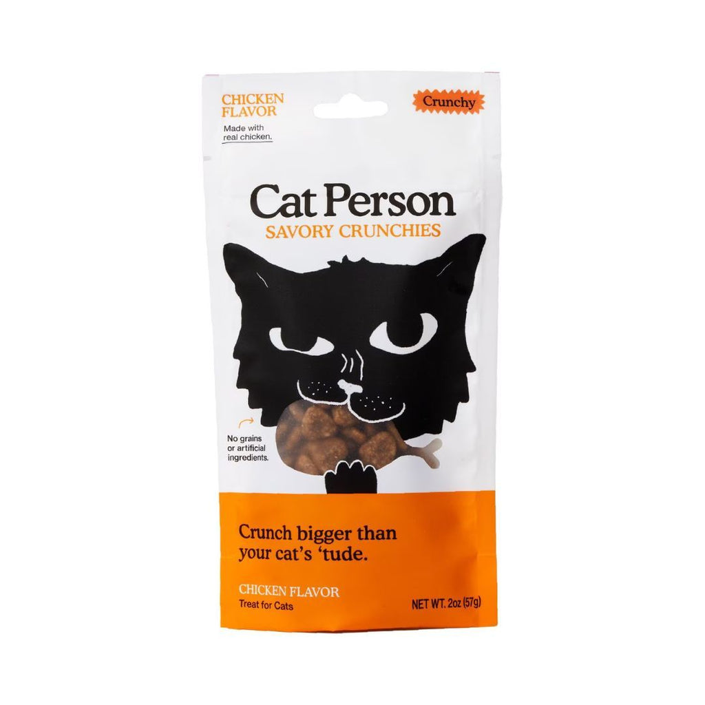 Cat Person Cat Crunchies Treat Chicken 2Oz