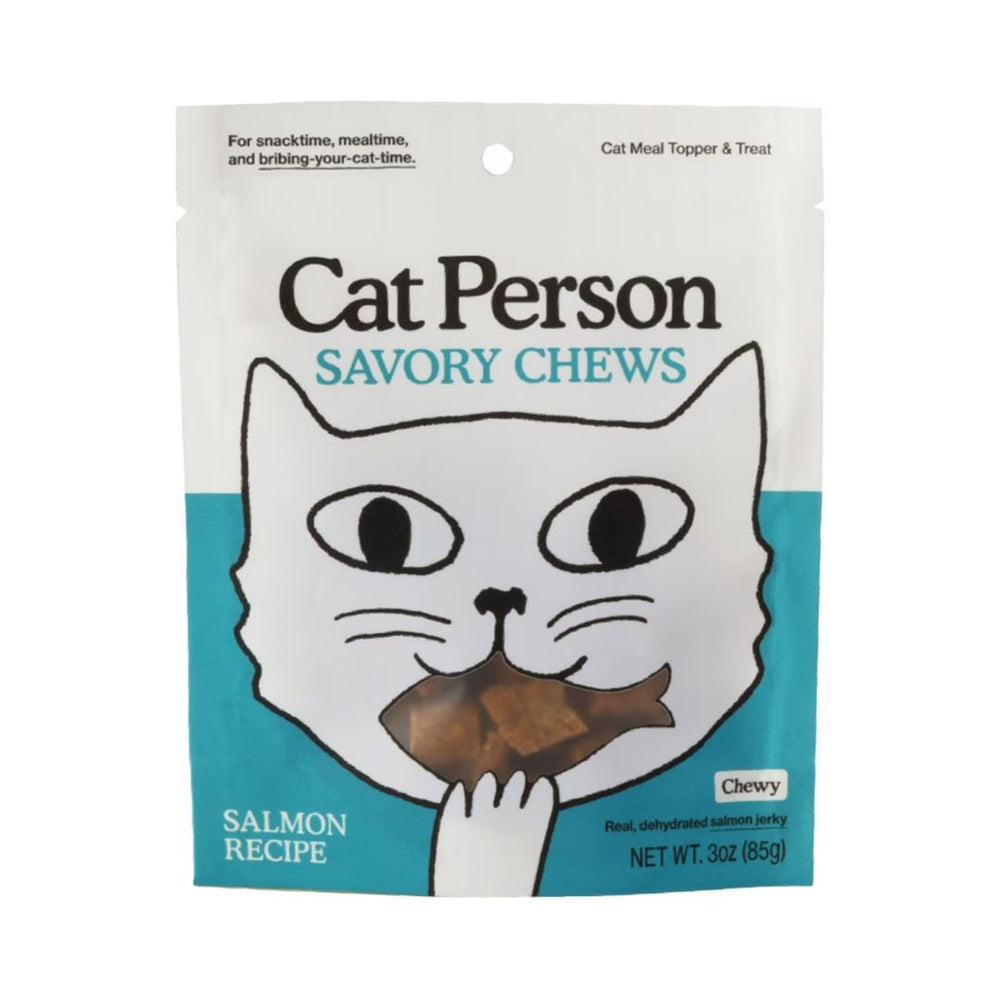 Cat Person Cat Soft Chews Treat Salmon 3Oz