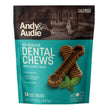 Andy & Audie Dental Chews For Dogs Mint Medium 12oz.