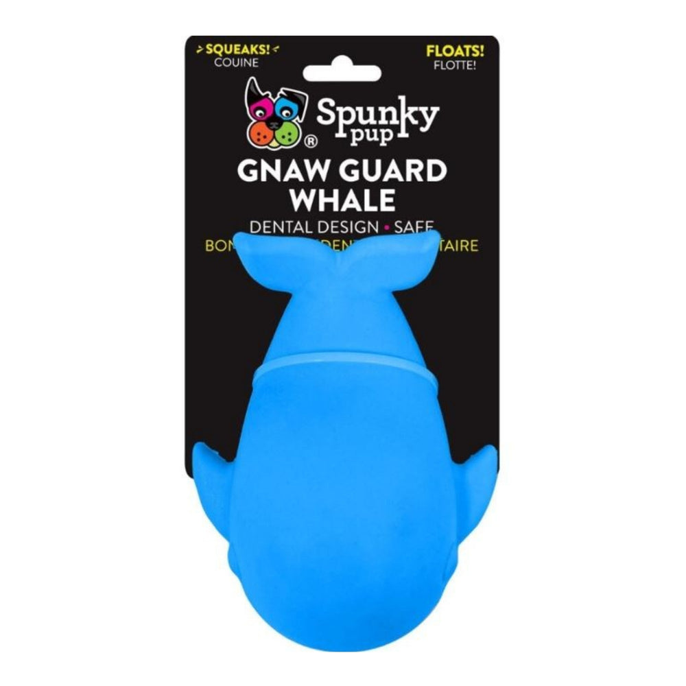 Spunkypup Gnaw Guard Squeaky Toy Whale One Size