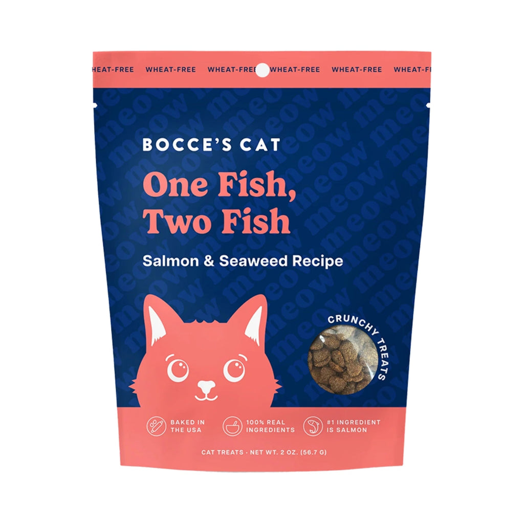 Bocces Bakery Cat Crunchy 1 Fish 2 Fish 2oz for your Pet Cat with Pet Store X!