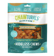 Gnawturals Hideless Chews Ribbed Bone Peanut Butter Mini 12 Count