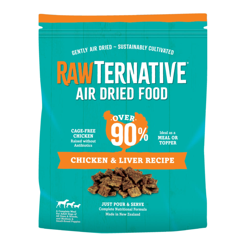 Rawternative Air Dried Dog Food Chicken/Liver 5 Lb