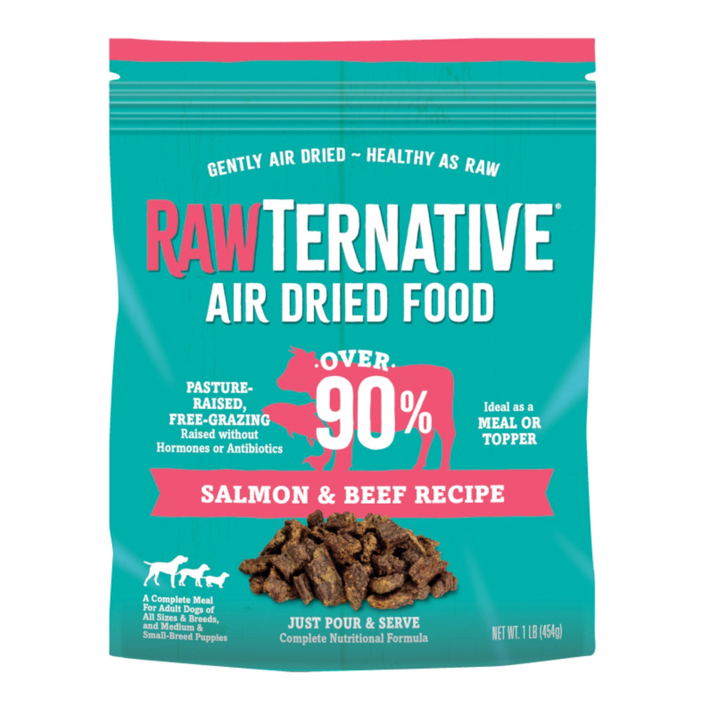 Rawternative Air Dried Dog Food Salmon/Beef 5oz.