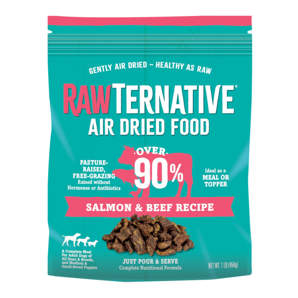 Rawternative Air Dried Dog Food Salmon/Beef 5 Lb