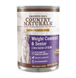 Grandma Mae's Country Naturals Weight Control & Senior Wet Dog Food Chicken Stew, 13oz. (Case of 12)