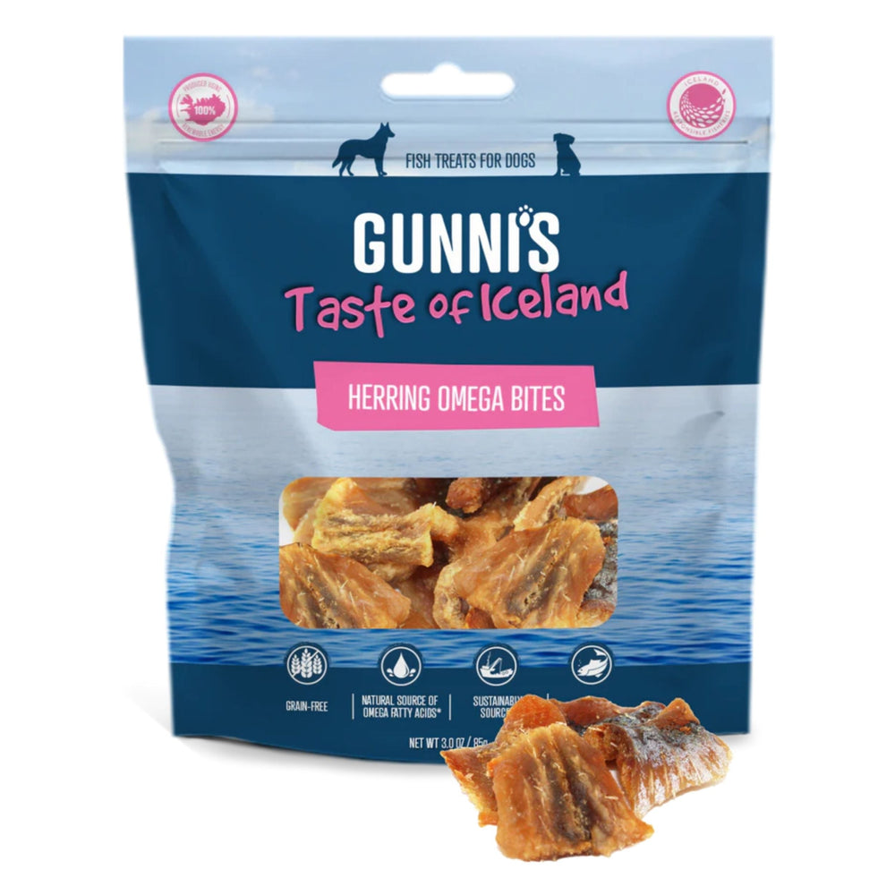 Gunnis Dog Meat Bites Herring 3oz.