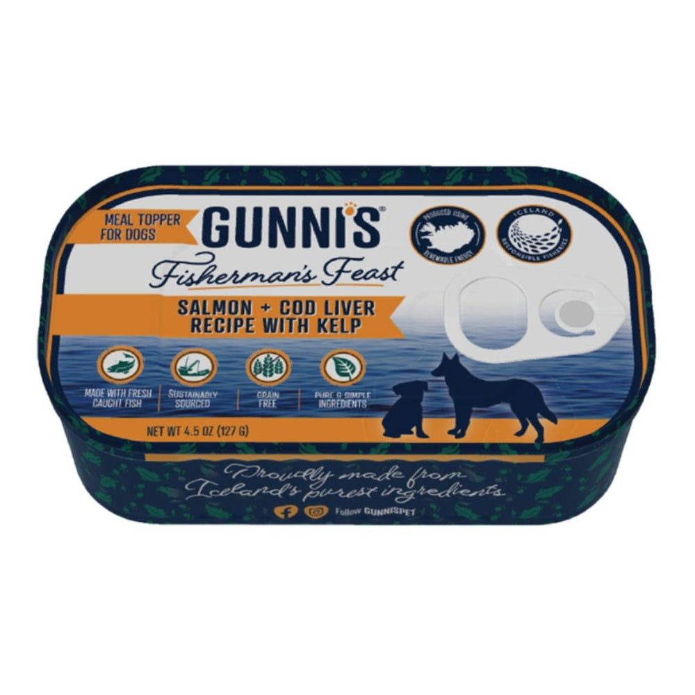 Gunni'S Dog Salmon Cod Liver 4.5Oz 12 Pack