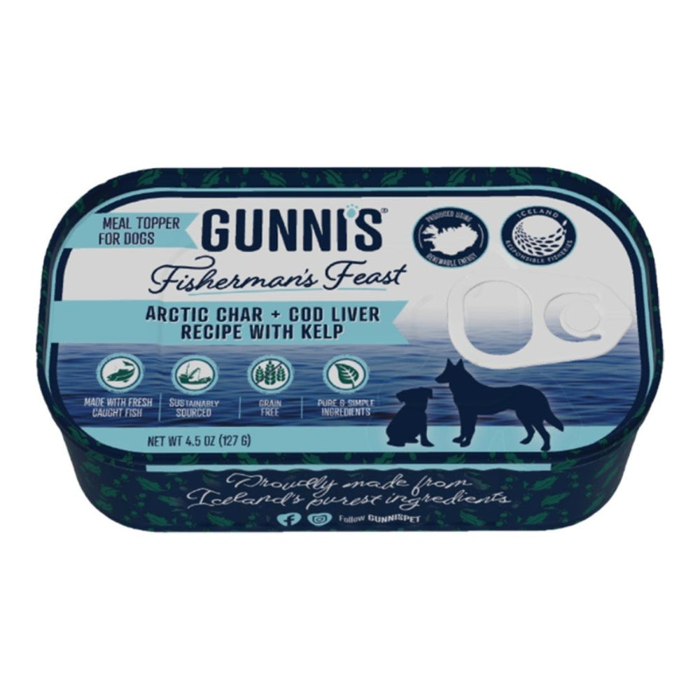 Gunni'S Dog Artic Char Cod Liver 4.5Oz 12 Pack